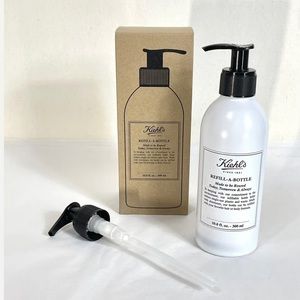 Empty Refillable KIEHL’S Refill-A-Bottle Reusable Pump Discontinued Eco-Friendly
